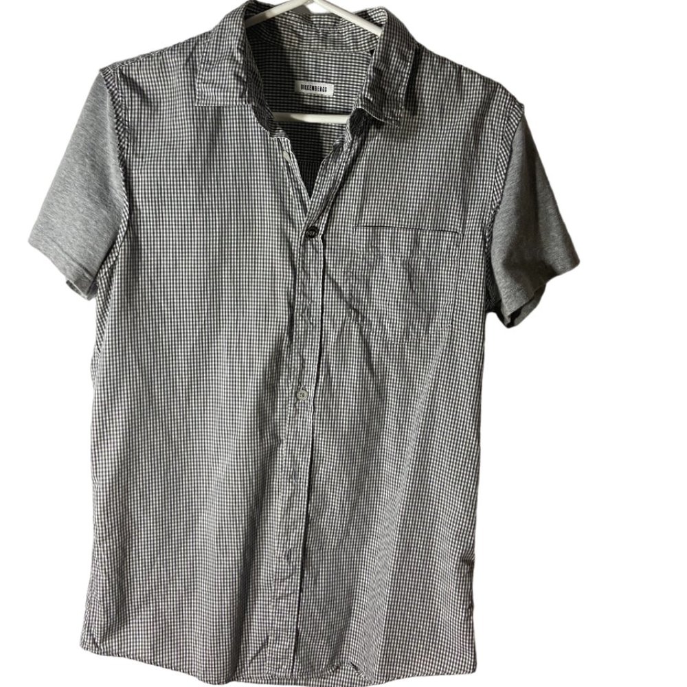 Men short sleeve down shirt